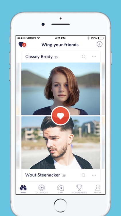 Wing: Be nice, Break the ice