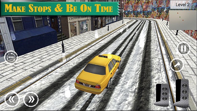 Euro City taxi Driver: The extreme Snow Driving(圖2)-速報App