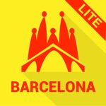 My Barcelona Travel guide  map with sights Spain