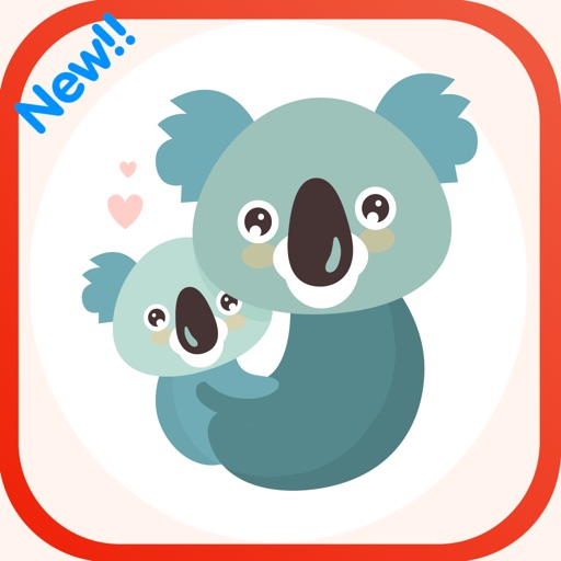 koala family and brothers Match Card HD iOS App