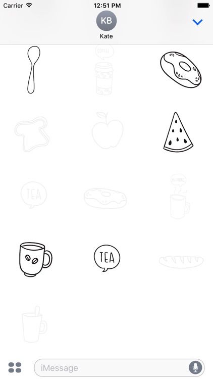 Animated Cute Breakfast Stickers screenshot-4