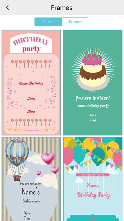 Custom Birthday Invitation Card maker