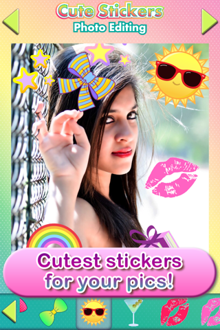 Cute Photo Editor & Funny Selfie Camera Stickers screenshot 2