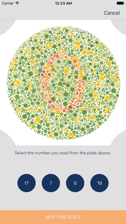 Color Vision Test - Detects 3 deficiency groups