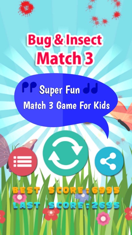 Bugs And Insects Match3 Blast Games