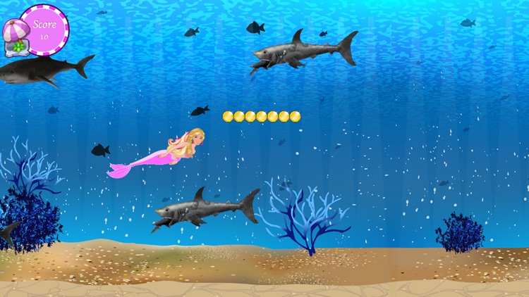 Shark Attack Mermaid Little