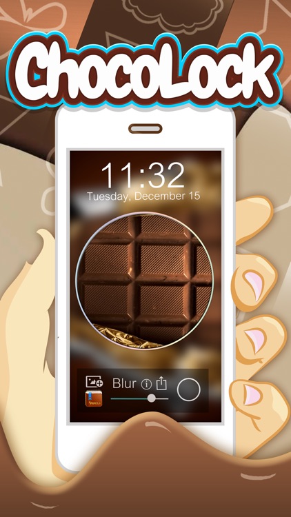 Lock Screen Photos Pro in Chocolate Themes