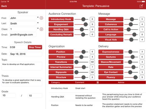 Speech Evaluate screenshot 2