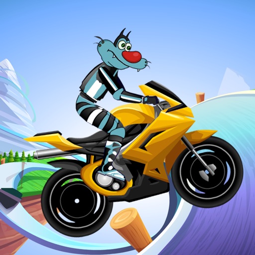 Cat Motocross Racing Icon