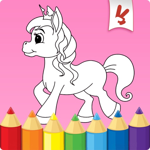 Unicorno Disegni Da Colorare Gioco Per I Bambini Gratis Ragazze Di Disegno E Pittura In Studio Per Nutty Face S R O