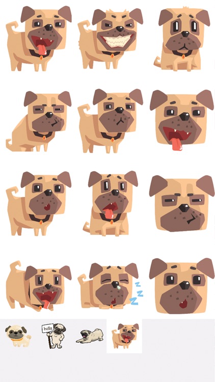 PugMojis - Pug Emoji & Sticker screenshot-3