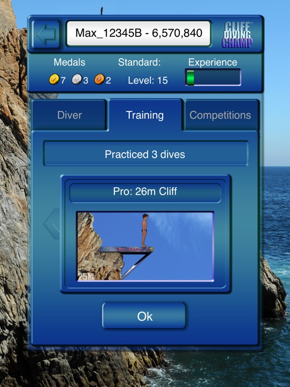 Cliff Diving Champ для iPad