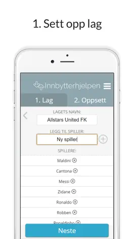 Game screenshot Innbytterhjelpen mod apk