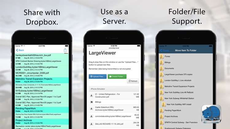 Blueprints with LargeViewer