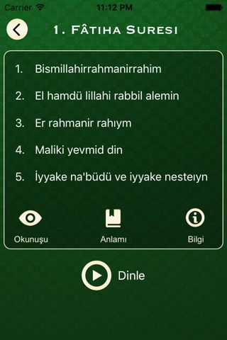 Kuran-ı Kerim - Sureler Pro screenshot 3