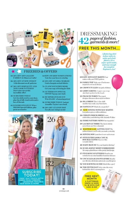 Sew Magazine – your complete guide to sewing, stitching and embroidery