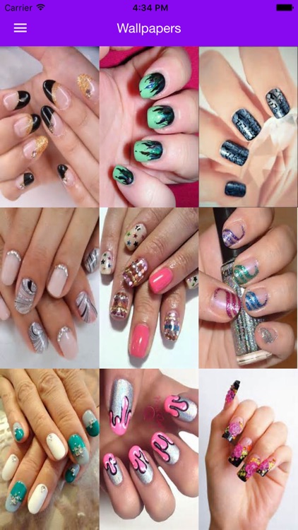 Nail Art Manicure Booth: Beauty Salon Nail Designs