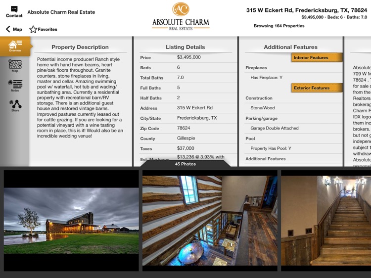 Absolute Charm Real Estate for iPad