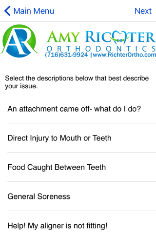 Amy Richter Orthodontics screenshot 2