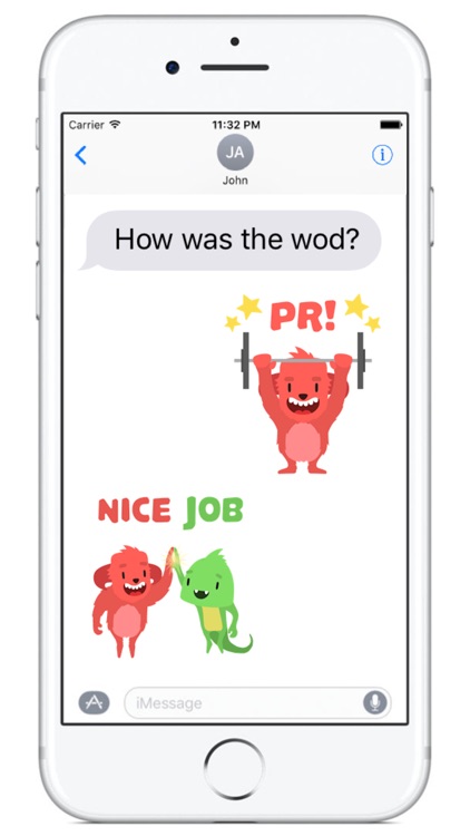 Wodimal - Animated Fitness Stickers screenshot-0