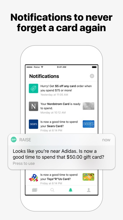 Raise - Mobile Wallet for Gift Cards