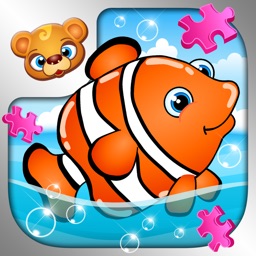 123 Kids Fun PUZZLE BLUE - Free Educational Jigsaw Puzzle Game for