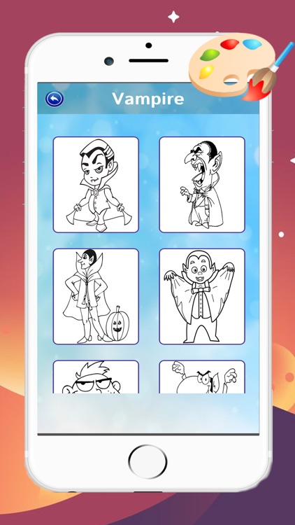 Monster Demon Aliens Colouring For Kids Games HD screenshot-4