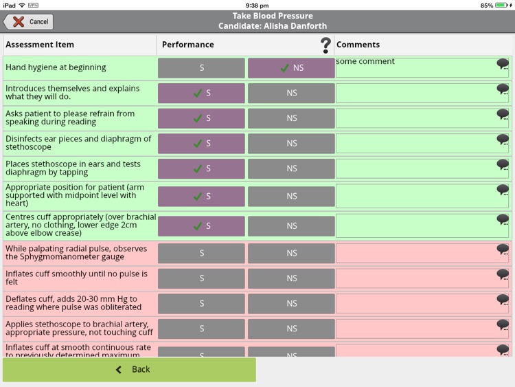 UNE eOSCE screenshot-3