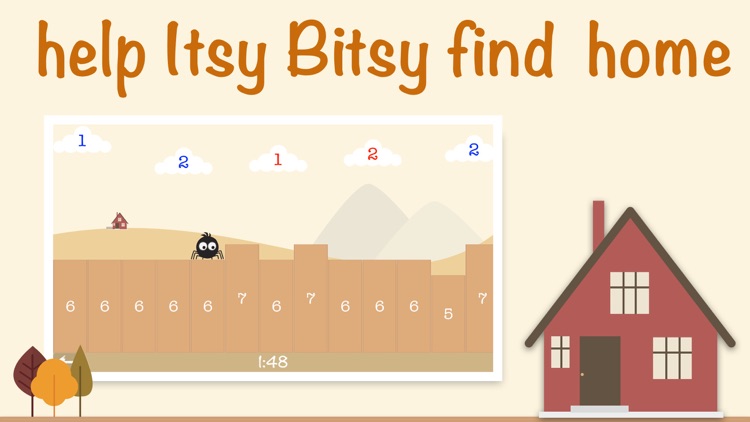 Itsy Bitsy Spider Cool math game