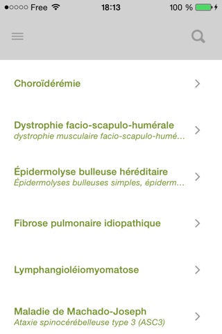 Orpha Guides : maladies rares screenshot 4