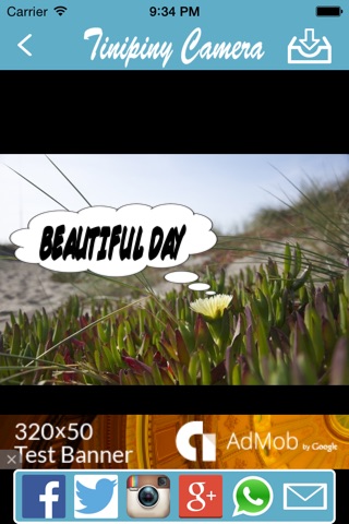 Tinipiny Camera (text bubbles) screenshot 2