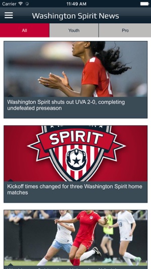 Washington Spirit(圖2)-速報App