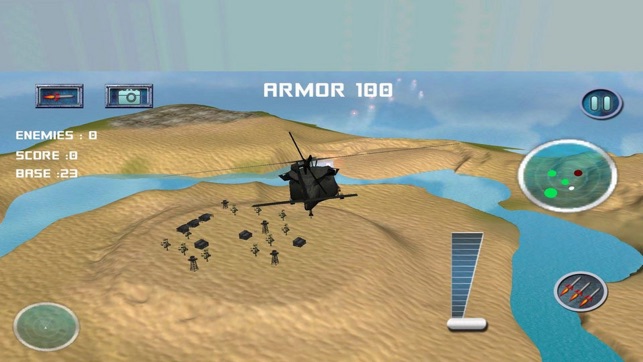 Helicopter Gunship Combat Fire Lands(圖2)-速報App