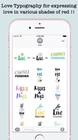 Love Quotes Stickers For iMessage