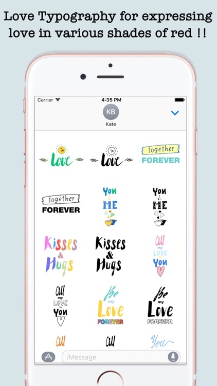 Love Quotes Stickers For iMessage