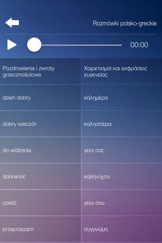 Rozmówki polsko-greckie screenshot 3