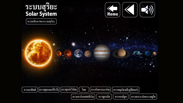 ระบบสุริยะจักรวาลไลท์ Thai Solar System Lite