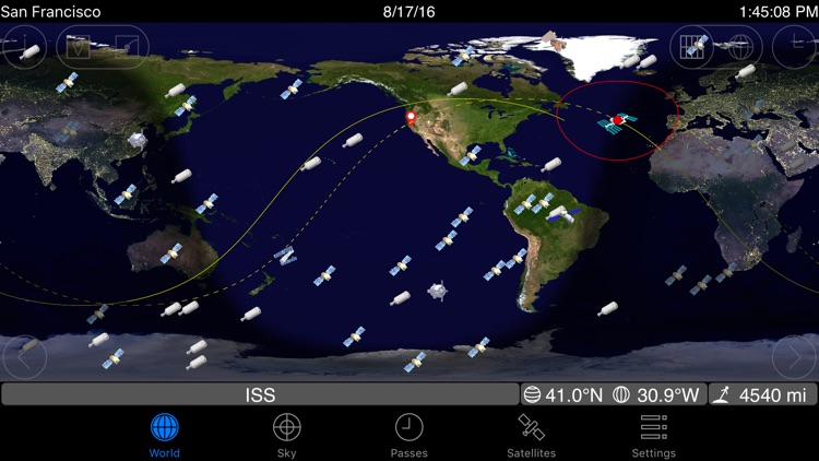 GoSatWatch - Satellite Tracking screenshot-4