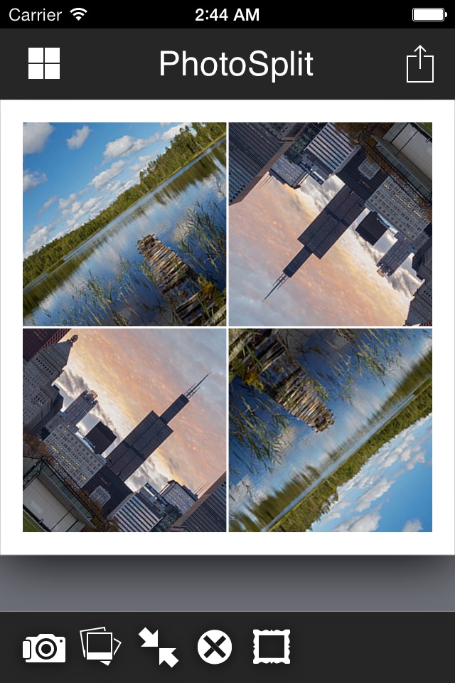 PhotoSplit screenshot 2