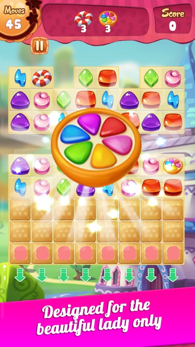 SWEET CANDY - NEW MATCH 3 PUZZLE GAME WITH FRIENDS 1.4 IOS