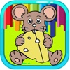 Draw Mouse Coloring Book Games