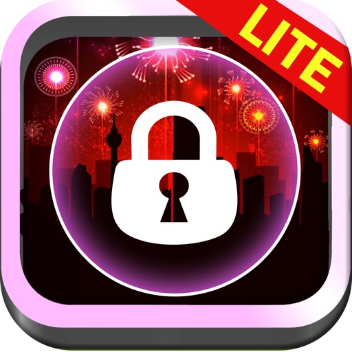 Blur Lock Screen Photo Fireworks Themes Fashion iOS App