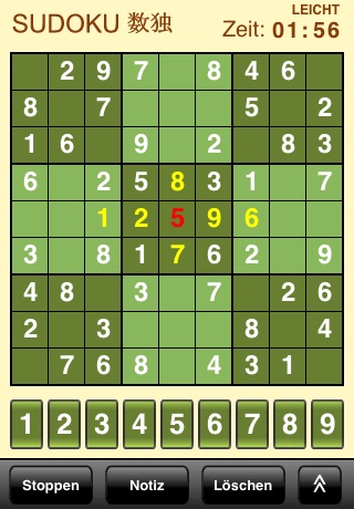 Sudoku SE screenshot 4