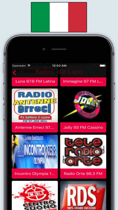 Radio Italia FM - Ascolta online / Radios Italiane screenshot 2
