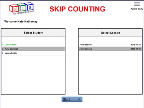 KIS Skip Counting screenshot 2