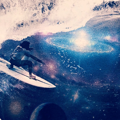 Galactic Surf Stickers