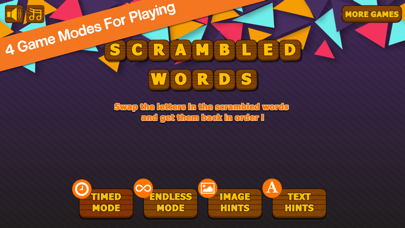 How to cancel & delete Word Swap Scrambled Puzzle for Learning English from iphone & ipad 1