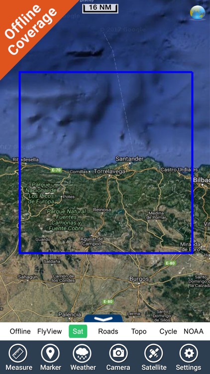 Marine: Cantabria HD - GPS Map Navigator screenshot-4