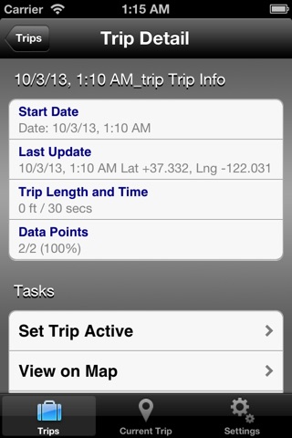 LogGPS Vehicle Tracking App screenshot 3