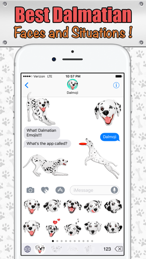 Dalmoji- Dalmatian Emojis and Stickers!(圖2)-速報App